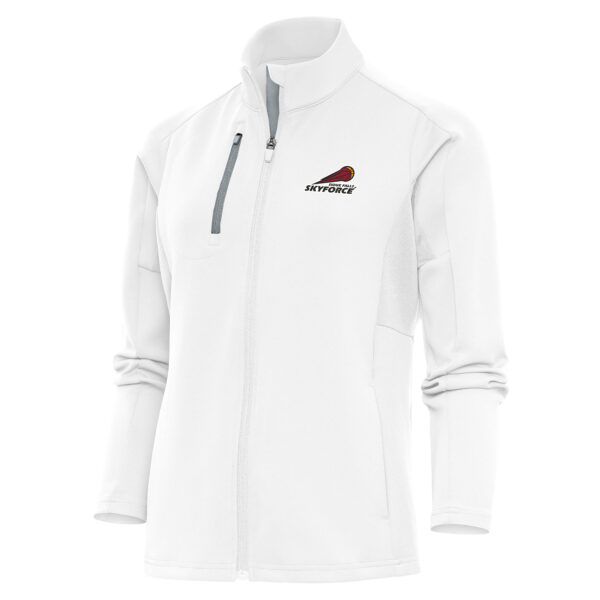 Women's Antigua White Sioux Falls Skyforce Generation Full-Zip Jacket