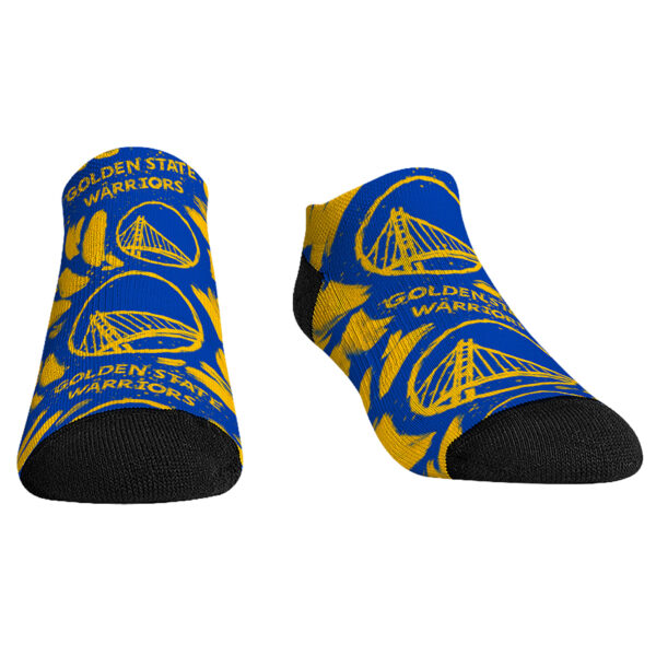 Youth Rock Em Socks Golden State Warriors Make Some Noise 3-Pack Low-Cut Socks - Image 10