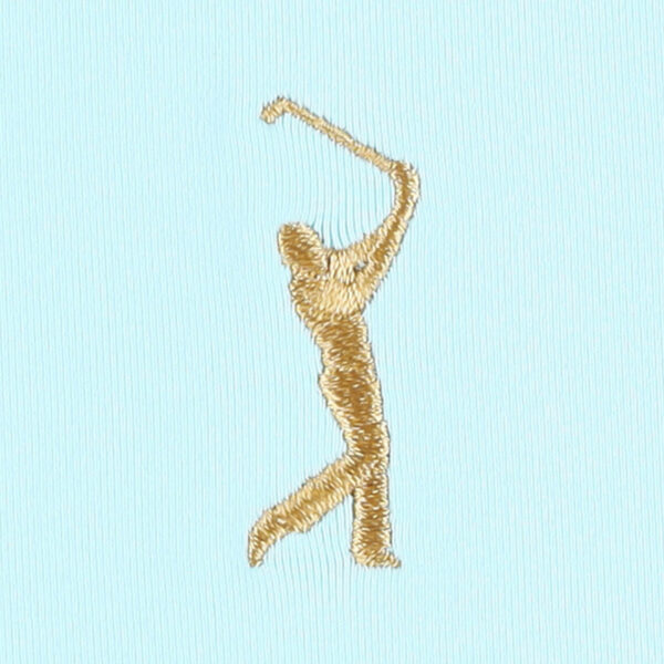 Women's Peter Millar Light Blue THE PLAYERS Opal Sleeveless Stretch Jersey Polo - Image 9