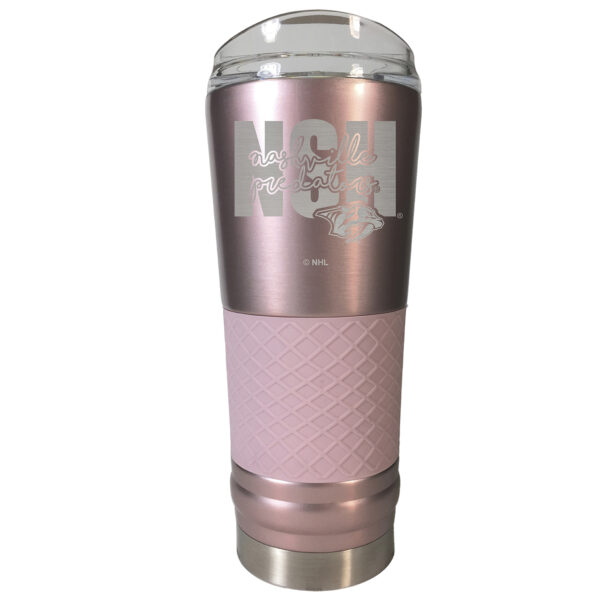 Nashville Predators 24oz. Draft Rose Gold Tumbler