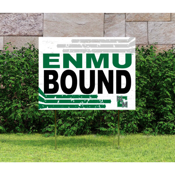 White Eastern New Mexico Greyhounds 18" x 24" Bound Yard Sign - Image 5