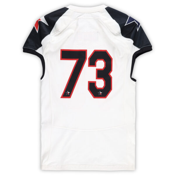 Texas Tech Red Raiders Team-Issued #73 White and Black Jersey from the 2013 NCAA Football Season - Image 7