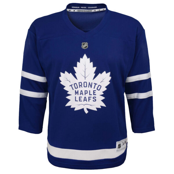 Youth  Blue Toronto Maple Leafs Home Replica Custom Jersey - Image 6