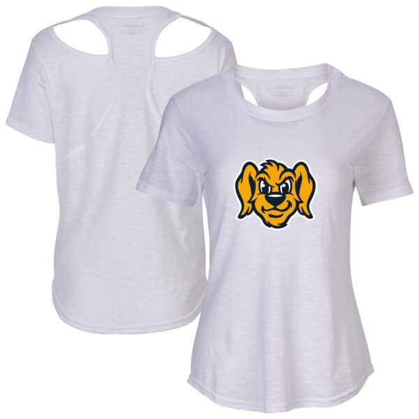 Women's White Charleston RiverDogs Cut It Out T-Shirt