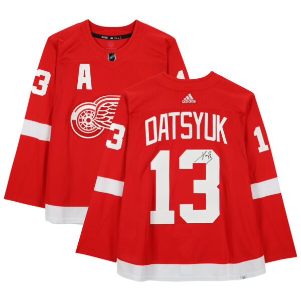 Pavel Datsyuk Detroit Red Wings Autographed Red adidas Authentic Jersey - Image 6