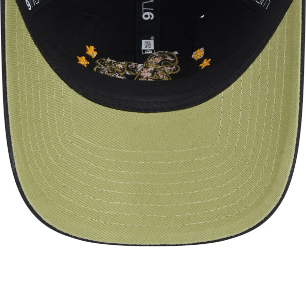 Women's New Era  Black Oakland Athletics 2024 Armed Forces Day 9TWENTY Adjustable Hat - Image 11
