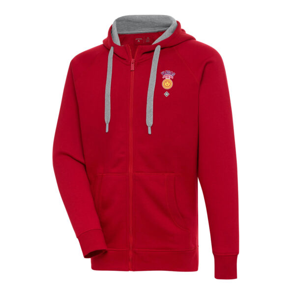 Men's Antigua Red Vargas Campeones Victory Full-Zip Hoodie