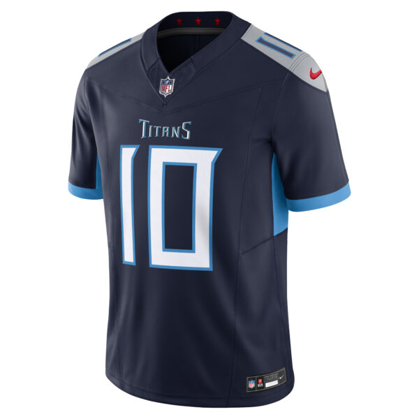 Men's Nike DeAndre Hopkins Navy Tennessee Titans Vapor F.U.S.E. Limited Jersey - Image 6