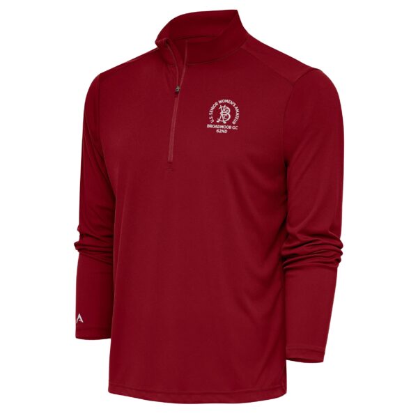 Men's 2024 U.S. Senior Women's Amateur  Antigua Cardinal Tribute Quarter-Zip Top - Image 3