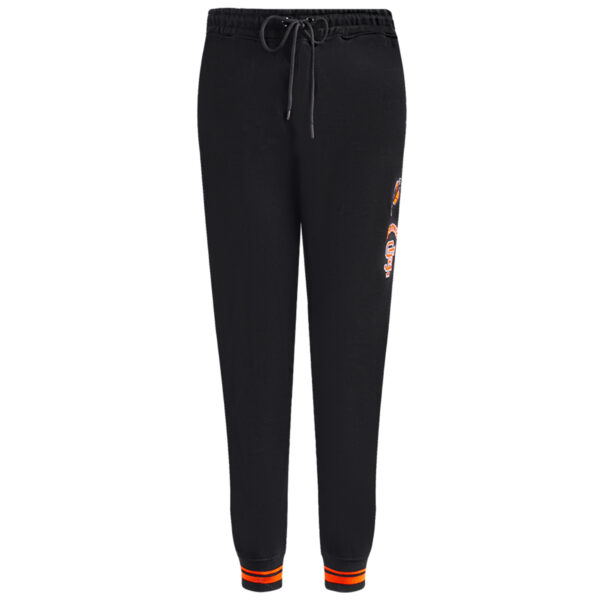 Women's Pro Standard Black San Francisco Giants Cooperstown Collection Retro Classic Fleece Sweatpants - Image 6