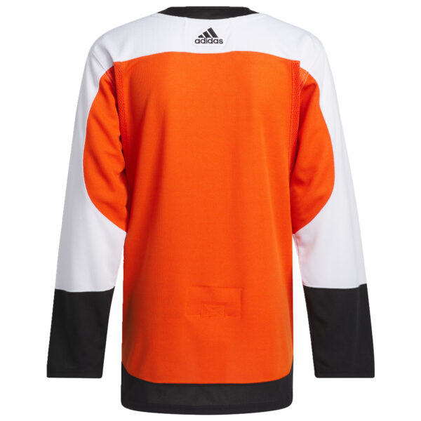 Men's adidas  Burnt Orange Philadelphia Flyers Home Primegreen Authentic Jersey - Image 7