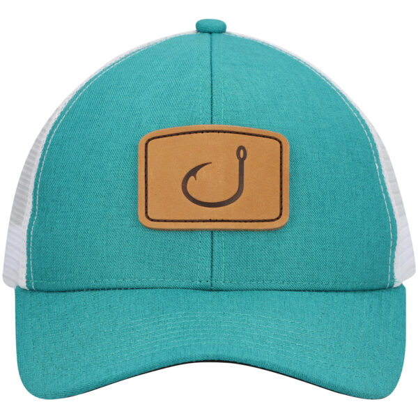 Men's Avid Teal/White Lay Day Trucker Snapback Hat - Image 3