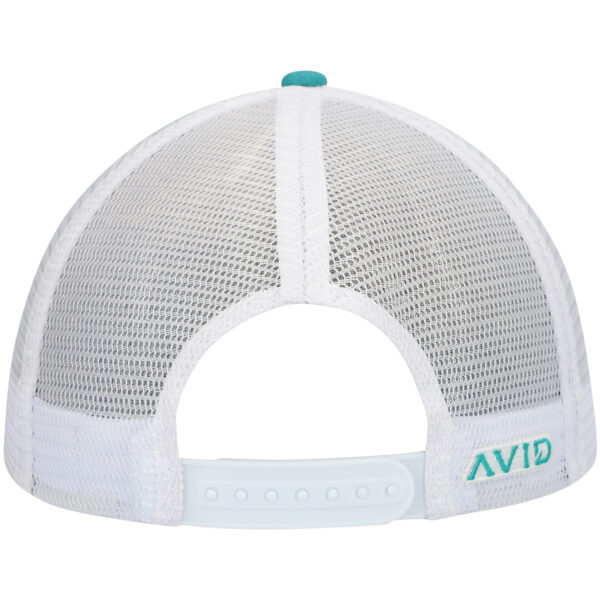 Men's Avid Teal/White Lay Day Trucker Snapback Hat - Image 5