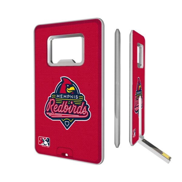Keyscaper  Memphis Redbirds Credit Card USB Drive & Bottle Opener
