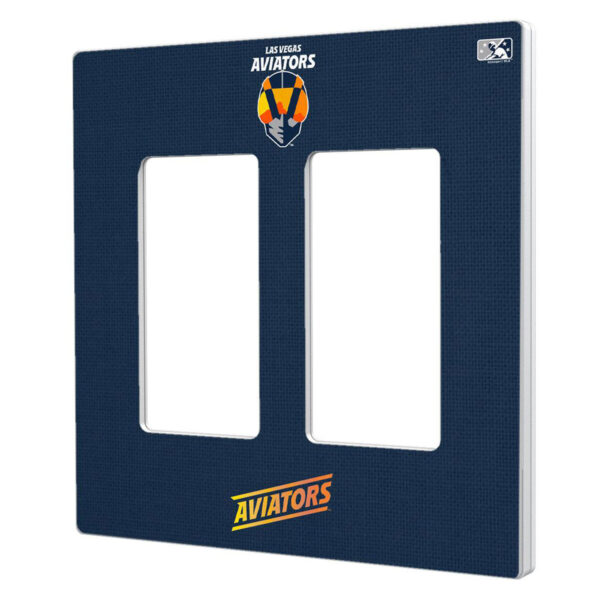 Keyscaper  Las Vegas Aviators Double Rocker Light Switch Plate