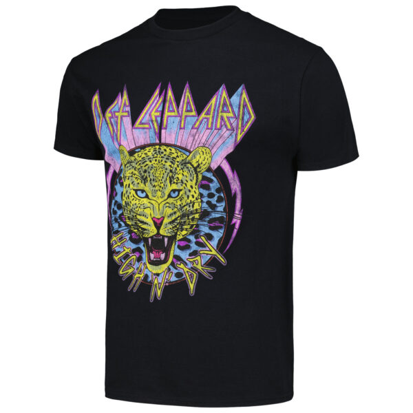 Unisex Black Def Leppard High 'n' Dry T-Shirt - Image 3