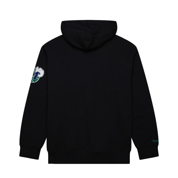 Men's Mitchell & Ness  Black Dallas Mavericks Hardwood Classics Game Time Fleece Pullover Hoodie - Image 10