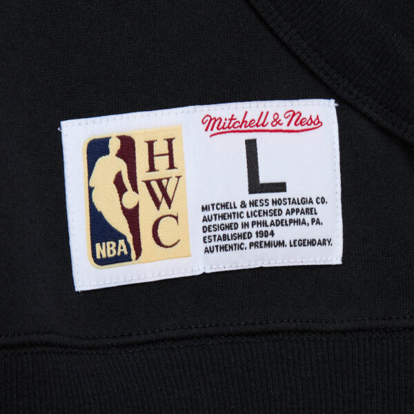 Men's Mitchell & Ness  Black Dallas Mavericks Hardwood Classics Game Time Fleece Pullover Hoodie - Image 12