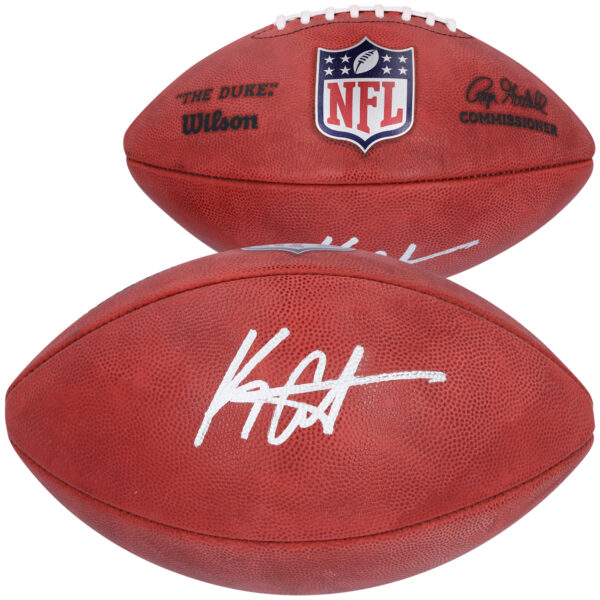 Keon Coleman Buffalo Bills Autographed Event-Used Football from the 2024 NFL Rookie Premiere on May 18, 2024
