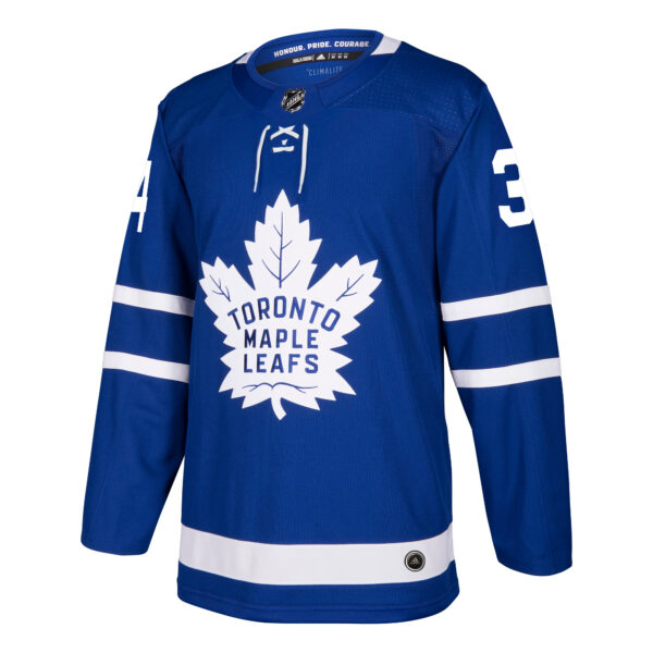 Men's adidas Auston Matthews Blue Toronto Maple Leafs Authentic Player Jersey - Image 3