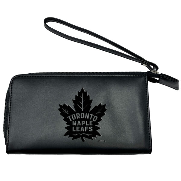 Black Toronto Maple Leafs Cell Phone Wristlet Wallet