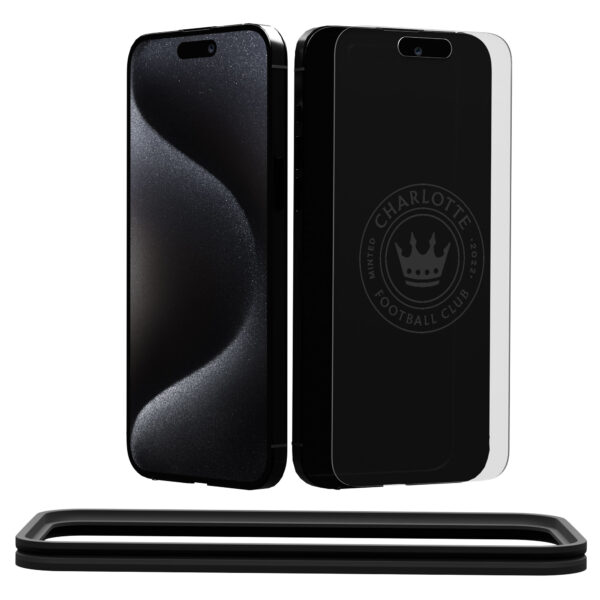 Keyscaper Charlotte FC iPhone Glass Screen Protector