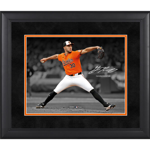 Grayson Rodriguez Baltimore Orioles Facsimile Signature Framed 11" x 14" Spotlight Photograph