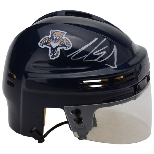 Aaron Ekblad Florida Panthers Autographed Blue Mini Helmet