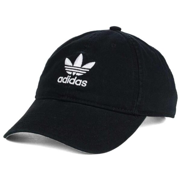 adidas Originals Pre-Curve Washed Adjustable Hat - Black
