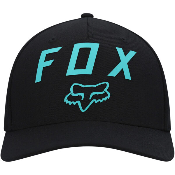 Men's Fox Black Number Two 2.0 Flex Hat - Image 7