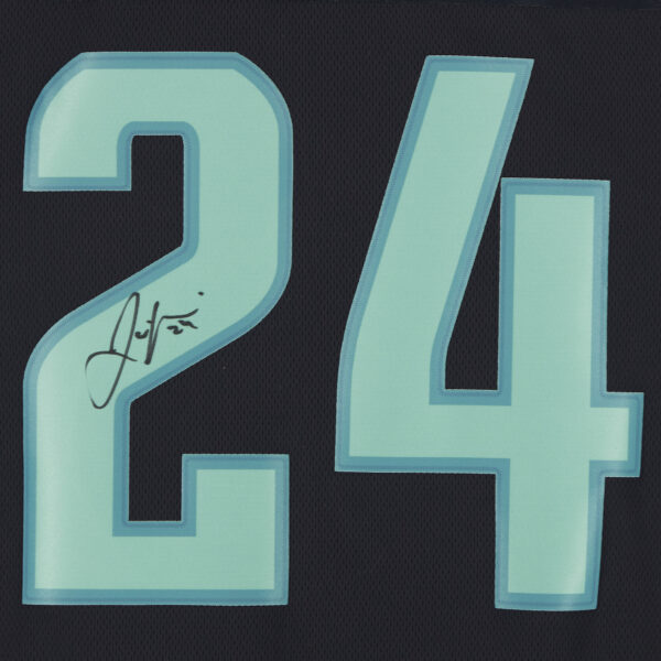 Jamie Oleksiak Deep Sea Blue Seattle Kraken Autographed Fanatics Breakaway Jersey with Inaugural Season Jersey Patch - Image 9
