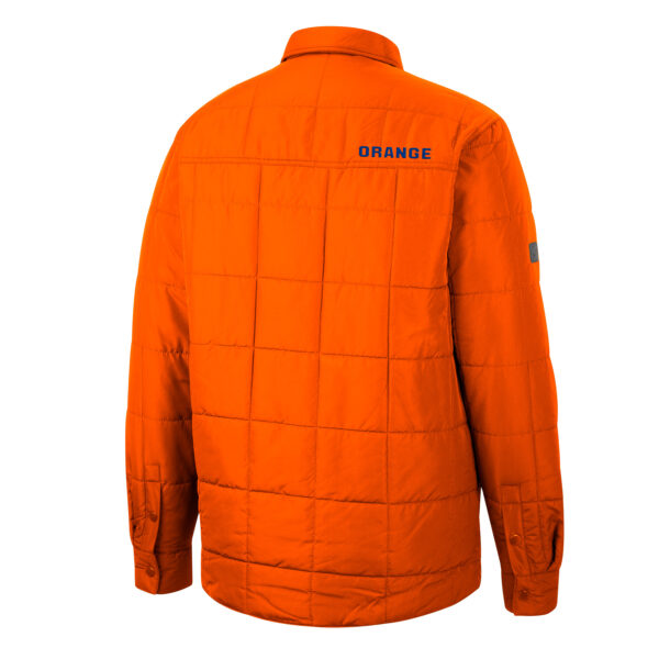 Men's Colosseum Orange Syracuse Orange Detonate Quilted Full-Snap Jacket - Image 7