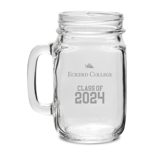 Eckerd Tritons Class of 2024 16oz. Old Fashioned Drinking Jar with Handle