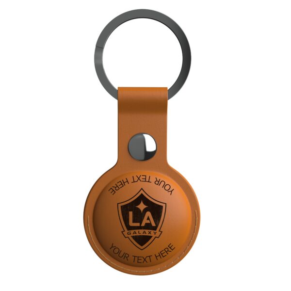 Keyscaper LA Galaxy Personalized Burn AirTag Holder