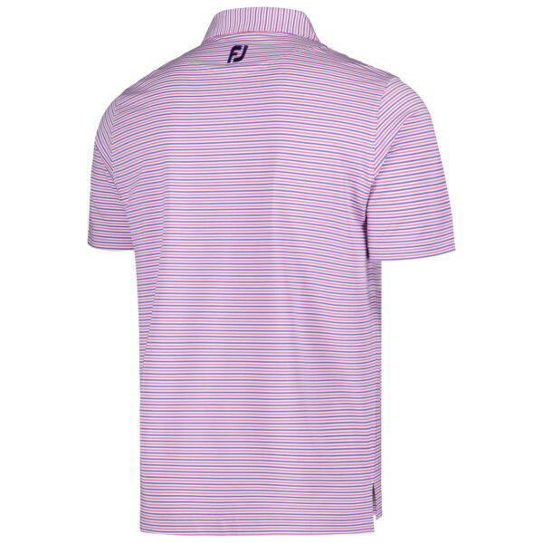 Men's FootJoy Purple WM Phoenix Open Even Stripe Lisle Polo - Image 7
