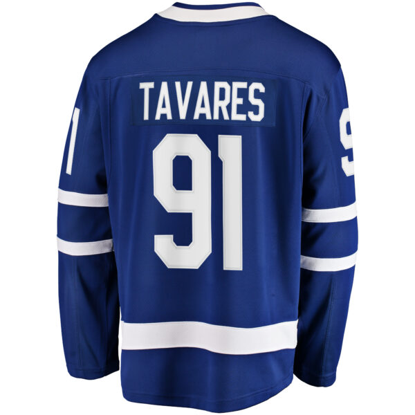 Men's Fanatics John Tavares Blue Toronto Maple Leafs Home Premier Breakaway Player Jersey - Image 7