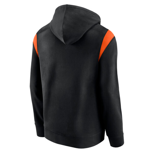 Men's Fanatics Black Oregon State Beavers Gym Rat Pullover Hoodie - Image 7