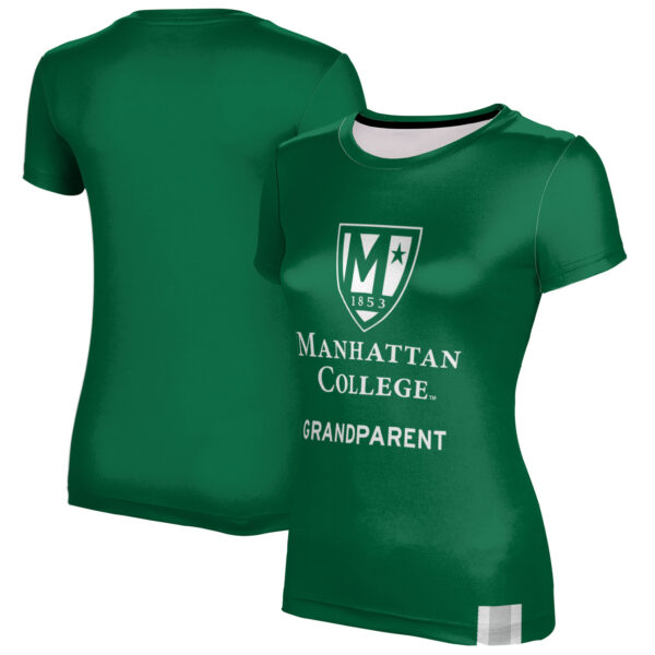 Women's Green Manhattan Jaspers Grandparent T-Shirt