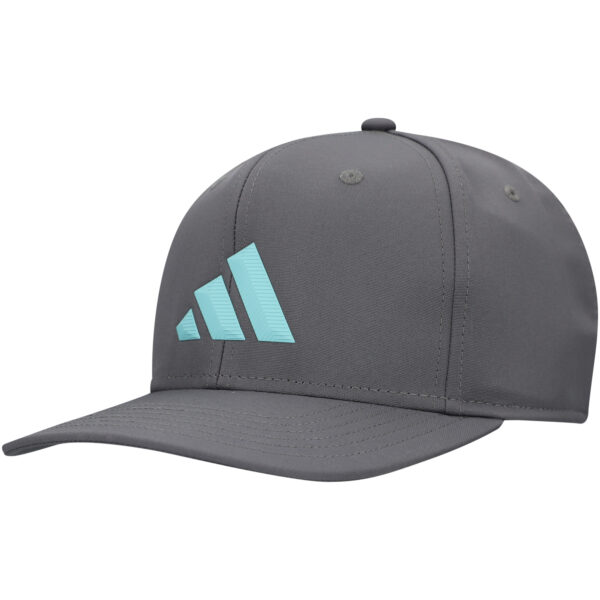 Men's adidas Gray 3-Bar AEROREADY Snapback Hat