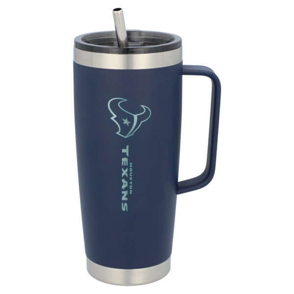 The Memory Company Houston Texans 26oz. Team Color Roadie Tumbler with Handle - Image 2