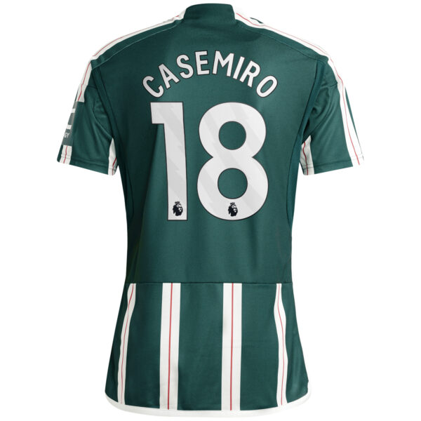 Men's adidas Casemiro Green Manchester United 2023/24 Away Replica Player Jersey - Image 7