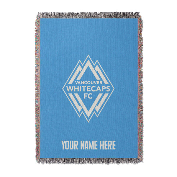 Chad & Jake Vancouver Whitecaps FC 50" x 60" Personalized Woven Blanket