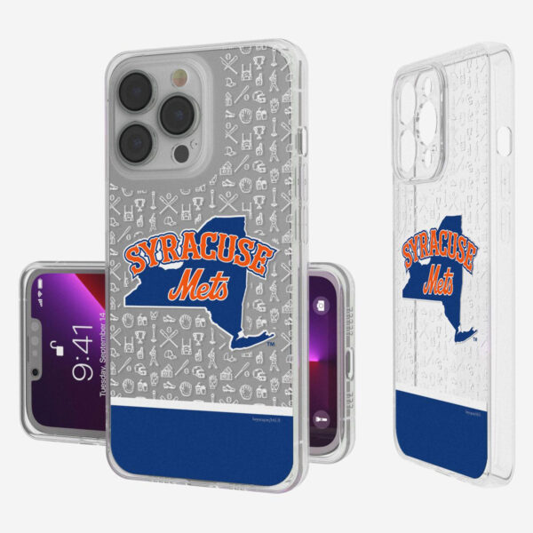 Keyscaper  Syracuse Mets Memories Print iPhone Clear Case