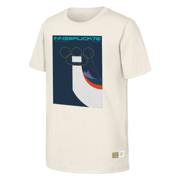 Men's  Natural 1976 Innsbruck Games Olympic Heritage T-Shirt - Image 6