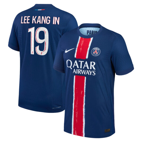 Men's Nike Lee Kang In Navy Paris Saint-Germain 2024/25 Authentic Player Jersey - Image 5