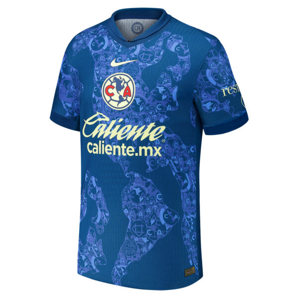 Men's Nike Henry Martin Blue Club America 2024/25 Away Authentic Player Jersey - Image 6