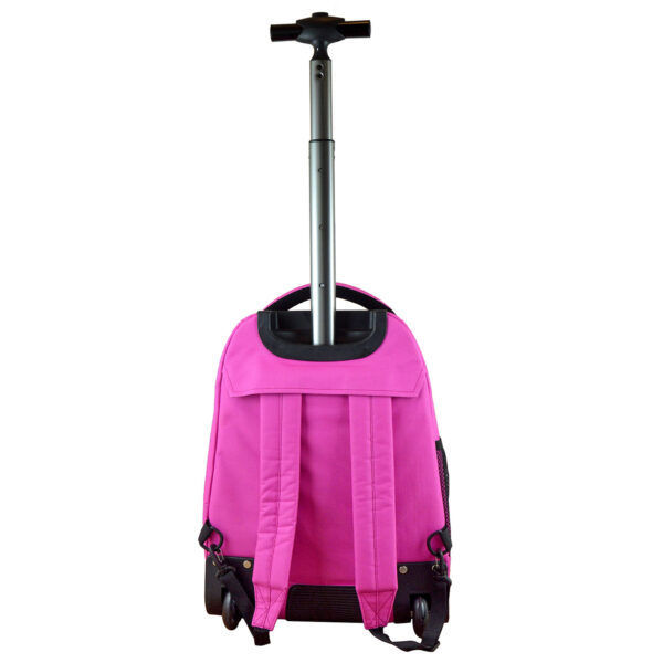 MOJO Pink Boston Bruins 19'' Premium Wheeled Backpack - Image 10