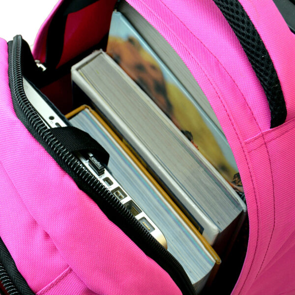 MOJO Pink Boston Bruins 19'' Premium Wheeled Backpack - Image 15