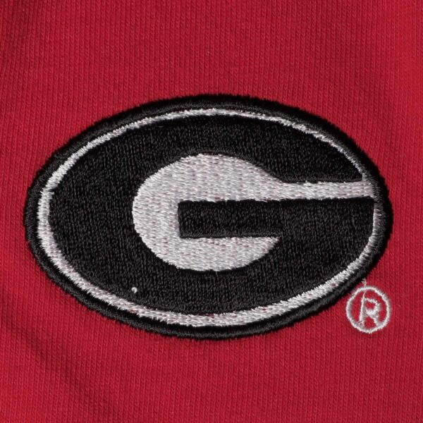 Infant Red Georgia Bulldogs Polo Bodysuit - Image 5