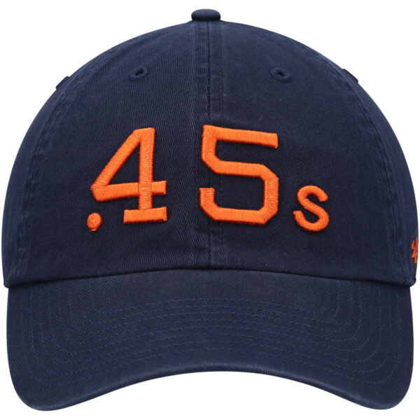 Men's '47 Navy Houston Colt .45's Logo Cooperstown Collection Clean Up Adjustable Hat - Image 7